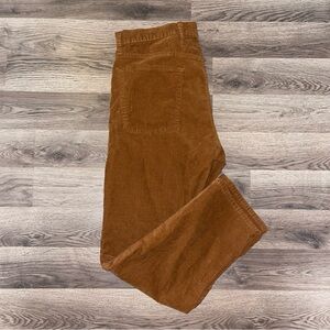 Gap Bright Brown Corduroy Straight Jeans Men’s Size 36x30